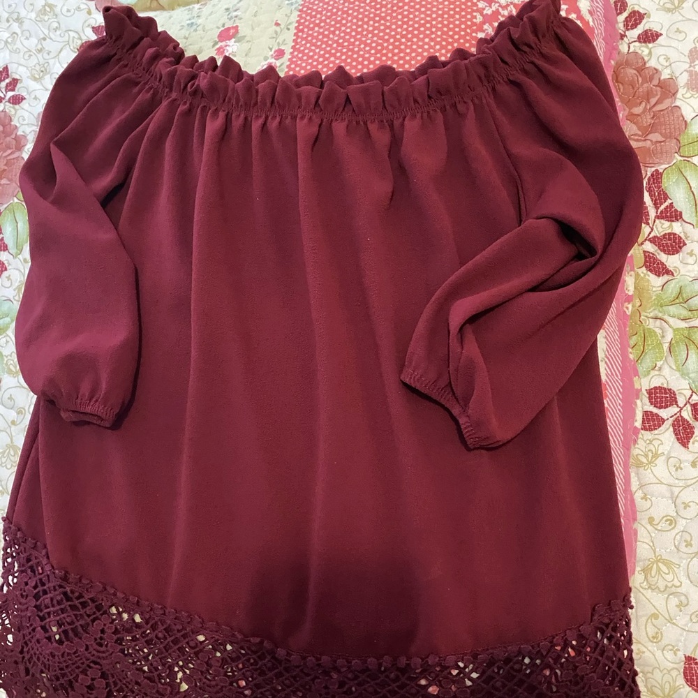 Violet blouse